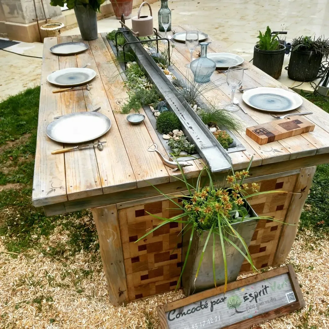 table aquavégétale 6 personnes