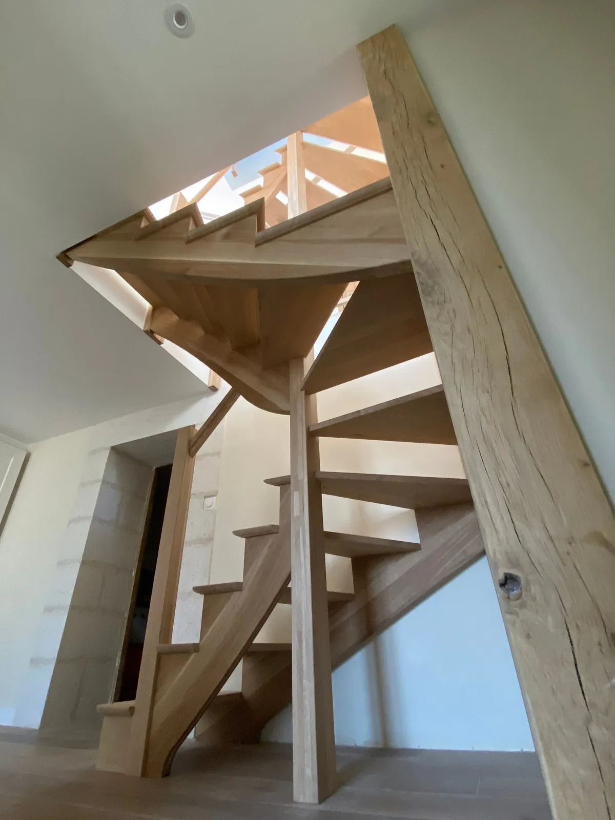 Fabrication d'un double escaliers