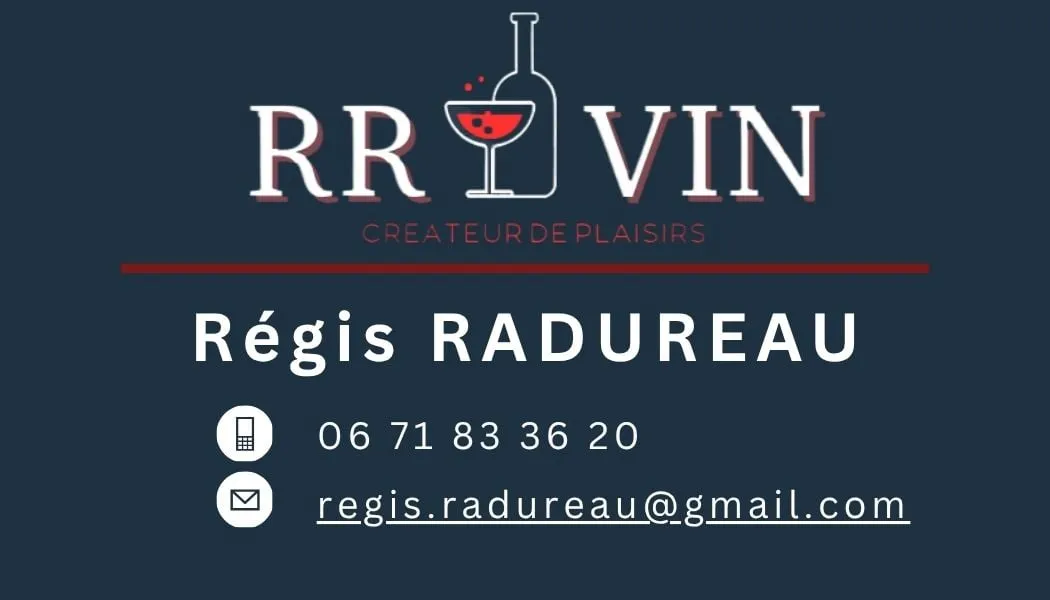 CARTE DE VISITE RR VIN - COORDONNEES REGIS RADUREAU