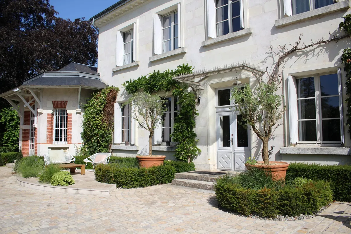 Entrée de maison de charme