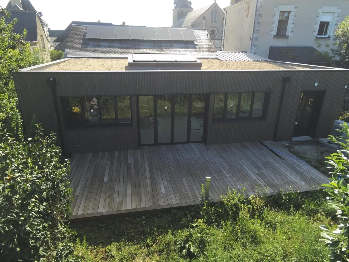 Extension bois et solaire